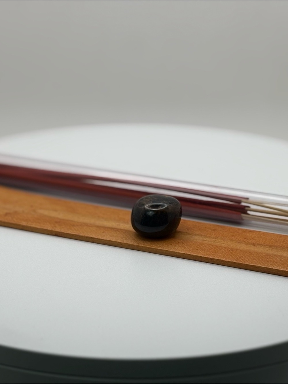 Dragon’s Blood Incense Burner Set with Blue Tiger’s Eye Stone